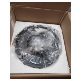 (UNUSED) Avery Beaded 3 Light Flush Mount Light Fixture Wood Bead, Farmhouse Chandelier, Antique Rustic Ceiling Light Fixture for Kitchen Hallway Entryway Laundry Bedroom Nursery Passway