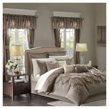 APPEARS NEW - Mushroom Joella Piece Room in a Bag (King) 24pc