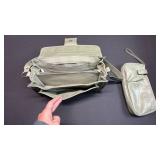 Rosetti Pistachio Colored Purse with Matching Organization Bag - Sage Green