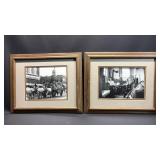 Very Cool! Old Black and White Slice of Life Photographs Professionally Framed