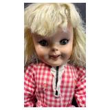 Vintage 1963 Walt Disney Pollyanna Doll doll by Uneeda Doll Company circa 1960., vinyl doll in original outfit