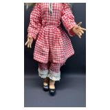 Vintage 1963 Walt Disney Pollyanna Doll doll by Uneeda Doll Company circa 1960., vinyl doll in original outfit