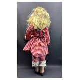 Vintage 1963 Walt Disney Pollyanna Doll doll by Uneeda Doll Company circa 1960., vinyl doll in original outfit