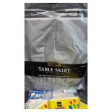 Party Table Covers and Confetti Packet