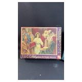 Vintage TUCO Religious Picture Puzzle Set - Maritime and Biblical Scenes