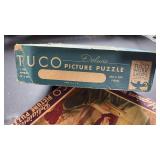 Vintage TUCO Religious Picture Puzzle Set - Maritime and Biblical Scenes