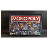 Never Used Marvel Black Panther Wakanda Forever Monopoly Board Game