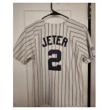 GENUINE MERCHANDISE NEW YORK YANKEE JETER JERSEY WOMENS SIZE SMALL