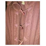 JESSICA LONDON PURPLE SWEATER PONCHO SIZE 14