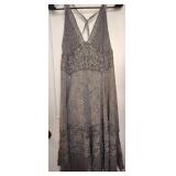BOHEMIAN Dark Grey DRESS SIZE L/XL