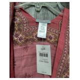 J. JILL Handkerchief Frayed Fringe Hem Floral Kimono SHAWL BOHO ONE SIZE FITS ALL* BRAND NEW WITH A PRICE TAG OF $69 RETAIL