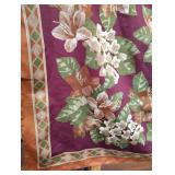 VALENTINO Silk Scarf: FALL FLORAL DESIGN