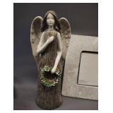 6X4" Christmas Photo Frame and 9" Angel Bark Tree
