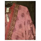 J. JILL Handkerchief Frayed Fringe Hem Floral Kimono SHAWL BOHO ONE SIZE FITS ALL* BRAND NEW WITH A PRICE TAG OF $69 RETAIL