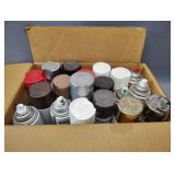 Mostly Full or Half Full CANS OF SPRAY PAINT