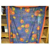 Yves Saint Laurent BRAND Floral Pattern HANDKERCHIEF OVERSIZED SHAWL