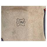 Vintage Bota Suede Leather Water Canteen, Wineskin, Made In Spain, X-Nocks, Large BBs