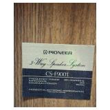 Pair of Pioneer 3 Way Speakers