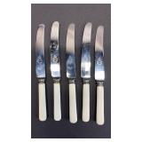 (5) Sheffield Stainless Table Knives