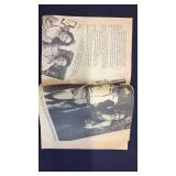 Dukes of Hazzard Scrapbook and Aluminum Corvette Sign ( 16 by 8 inches)