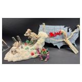 CAMEL TRINKET BOX, MOVEMENT CYMBOLS ORNAMENT, CLEAR CARD HOLDERS, ADORABLE MICE SKIING