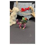CAMEL TRINKET BOX, MOVEMENT CYMBOLS ORNAMENT, CLEAR CARD HOLDERS, ADORABLE MICE SKIING
