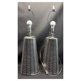 Industrial Style Table Lamps 30 inches to Finials