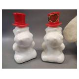 VINTAGE COCA COLA POLAR BEAR WITH ORIGINAL TAGS AND AVON AFTER SHAVE AND COLOGNE