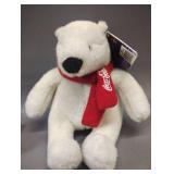 VINTAGE COCA COLA POLAR BEAR WITH ORIGINAL TAGS AND AVON AFTER SHAVE AND COLOGNE