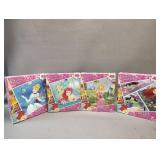 NEW - UNOPENED BOXES - GREAT GIFT    4 Boxes of 48Ct Disney Princess Puzzles