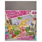 NEW - UNOPENED BOXES - GREAT GIFT    4 Boxes of 48Ct Disney Princess Puzzles