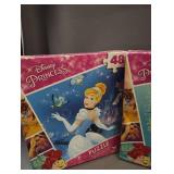 NEW - UNOPENED BOXES - GREAT GIFT    4 Boxes of 48Ct Disney Princess Puzzles