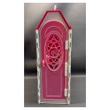 Barbie Glam Getaway House playset. This portable dollhouse unfolds to reveal a play space featuring three rooms: a kitchenette, bedroom, and en suite bathroom. With lots of accessories