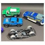 Die-Cast Cars Collection - 10 Piece Set including Hot Wheels and Matchbox