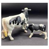 Schleich Holstein Dairy Cow Figurine 2015 with Calf