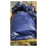 Appears New!! Dark Blue Tarp 20 ft by 80 ft with Metal Grommets and Reinforced Corners