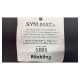 TRUCK RAIL BOOT MATS - (4) NIP Sym-Mat Jr Truck Door Mat by Rochling
