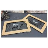 Horse Art Canvases Approximately 16 x 12. Decorative Frame and Farm Decor