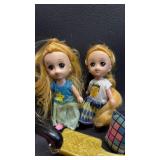 Miniature Kitchen Play with Dolls and Food Accessories