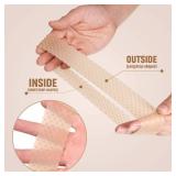 WILLBOND 2 Pieces Silicone Wig Grip Band Adjustable Silicone Wig Headband Non Slip Strong Holder for Men Women Sports Yoga(Light Brown)