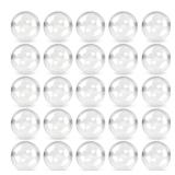Capsule Vending Machine Round 50 pcs 1.1 inch (28mm) - Gumball Machine Capsules Bulk Clear Container - Easter Basket Stuffers Birthday Gifts Pinata Stuffers DIY Craft Supplies - Clear Capsules Empty