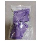 2pc Grape Purple Tassel Ribbon Bow Hair Clips for Women Girls with Long Tail, 5.5" Solid Stain Alligator Hair Barrettes Claw Pins for Her Wedding Birthday Party Decor Accessories