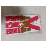 Pet Soft Dog Suspenders 2 Pieces Female Dog Diaper Suspenders for Dogs Diaper Keeper Suspender for Dogs Skirt, Doggy Dress (Black & Pink, S/M)