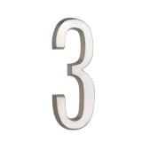 HASWARE 4 Inch Self Adhesive House Number, Modern and Easy to Install without Tools, Ideal for Outside Street Mailbox Office Hotel Room Apartments Home