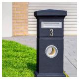 HASWARE 4 Inch Self Adhesive House Number, Modern and Easy to Install without Tools, Ideal for Outside Street Mailbox Office Hotel Room Apartments Home