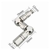 1/4" Z-Type Rotary Joint Paint Sprayer Pump Accessory - Z-Swivel 6500PSI Stainless Steel 360 Universal Rotation Connector