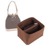 Lckaey Purse Organizer for BB Bucket Bag, Petit NOE Bag With Zipper Insert