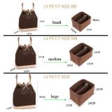 Lckaey Purse Organizer for BB Bucket Bag, Petit NOE Bag With Zipper Insert