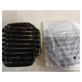 PATIKIL 2 Pcs Clear Makeup Cosmetic Bag, 8"x5.7"x2.5" Transparent PVC Travel Toiletry Bag Waterproof Vinyl Organizer Makeup Pouch with Zipper for Women Men Airport Airline, Black