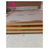 ijuerybai Gold 11x11 Picture Frame Set of 3, High Transparent Frame for 11 By 11 Square Photo Collage Canvas Poster Size Wall Mount and Tabletop Horizontally Vertically (Gold, 11 x 11 inches)